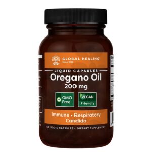 Храносмилателна, имунна и дихателна системи - Риган масло, 200 mg x 60 капсули