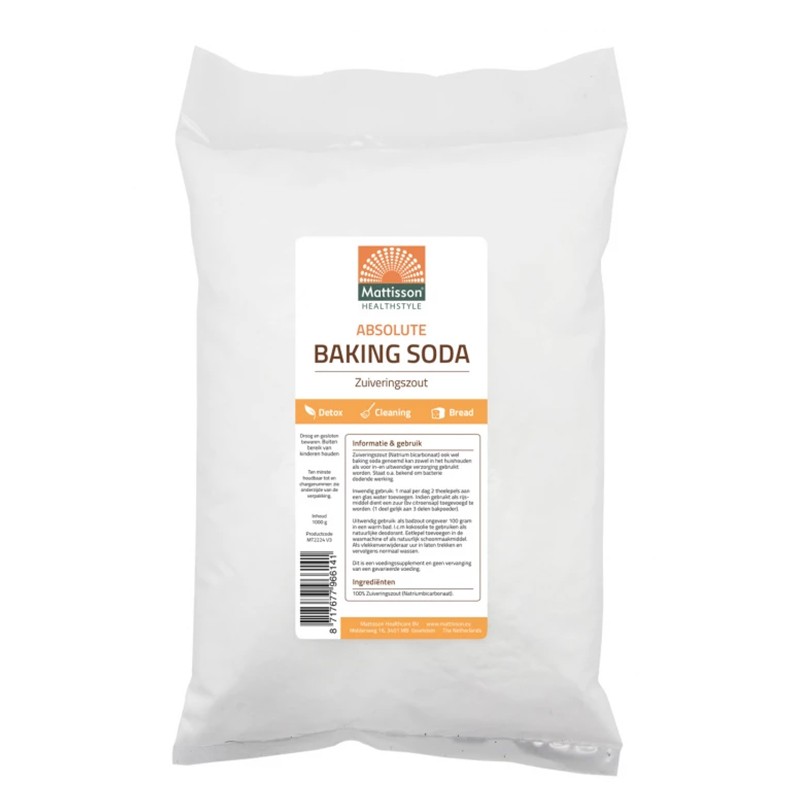 Сода бикарбонат – за готвене и почистване, 1 kg, прах