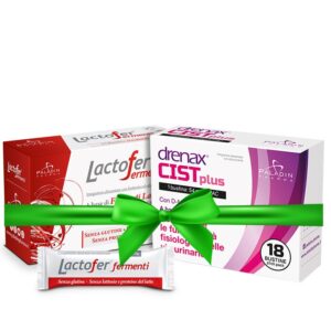 Промо пакет уринарен тракт - Drenax® с червена боровинка, 18 сашета + Пробиотик Lactofer (Лактофер), 12 сашета