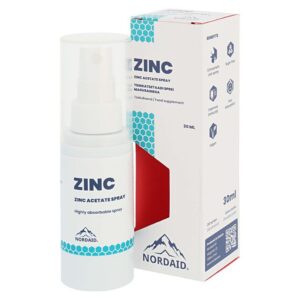 Цинк (ацетат) - Имунно и хормонално здраве, Спрей за уста с вкус на мента, 30 ml, 200 впръсквания