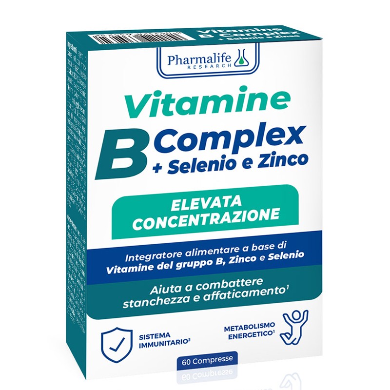 Витамин B комплекс, Селен и Цинк – Енергия и силен имунитет, 60 таблетки