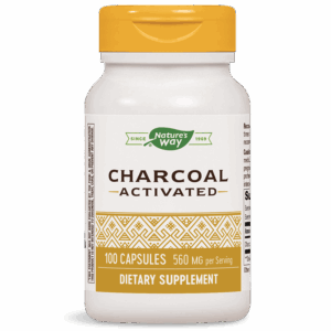 Активен въглен за детоксикация на стомашно-чревния тракт, 280 mg, 100 капсули