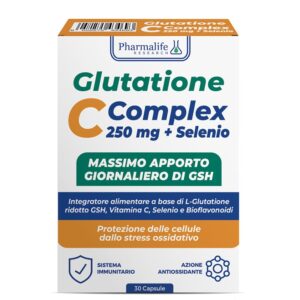 Глутатион 250 mg, Витамин C и Селен – Клетъчно здраве и антиоксидантна подкрепа, 30 капсули