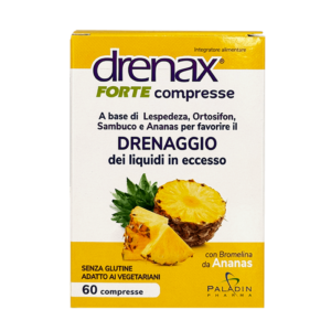 Диуретична формула за добро храносмилане и отслабване - Дренакс - Drenax® Forte с бромелаин и ананас, 60 таблетки