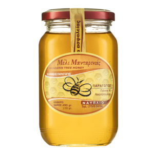 Пчелен мед от Мандариново дърво от полуостров Пелопонес, Гърция/ 450 g