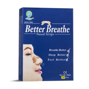 Назални ленти за по-лесно дишане и против хъркане – 30 броя, 66мм х 19мм