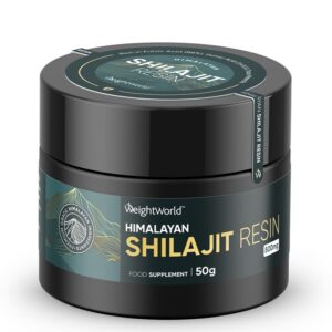 Шилажит - чиста хималайска смола - Плюс ашваганда, куркума и черно мюсли, 50 g, 62 дози