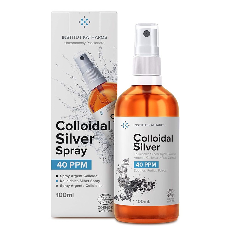 Колоидно сребро 40 ppm, 100 ml, спрей