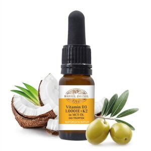 Витамин D3 1000 IU + Витамин К2 11.1 µg - За костите и сърцето, 10 ml, капки с висока абсорбция