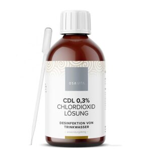 Хлорен диоксид (CDL) 0,3% – Разтвор за дезинфекция на питейна вода, 250 ml