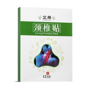 Пластири при болка във врата и раменете – С етерични масла и магнитен прах, 12 броя