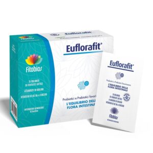 Euflorafit - Инулин 4000 mg + 15 млрд. пробиотици – Чревен комфорт и имунна подкрепа, 10 сашета