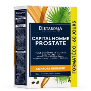 Тиквено масло + Сао Палмето + Ликопен – За здрава простата, 120 капсули