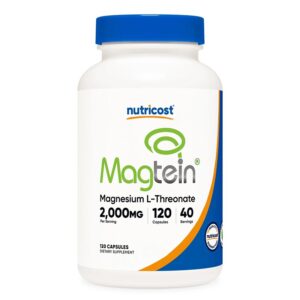 Нервна и мозъчна дейност - Магнезий Л-Треонат Magtein, 120 капсули