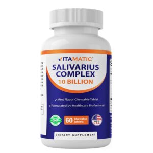 Streptococcus salivarius – За устна микрофлора, синуси и имунитет, 60 дъвчащи таблетки