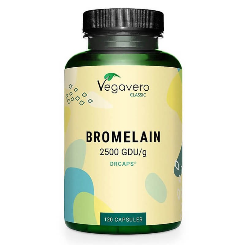 Бромелаин - Bromelain, 120 капсули