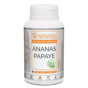 Добро храносмилане, срещу целулит - Ананас + Папая, 60 капсули