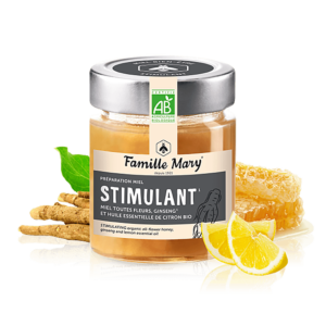 Цветен пчелен мед с джинджифил и етерични масла от лимон, 170 g