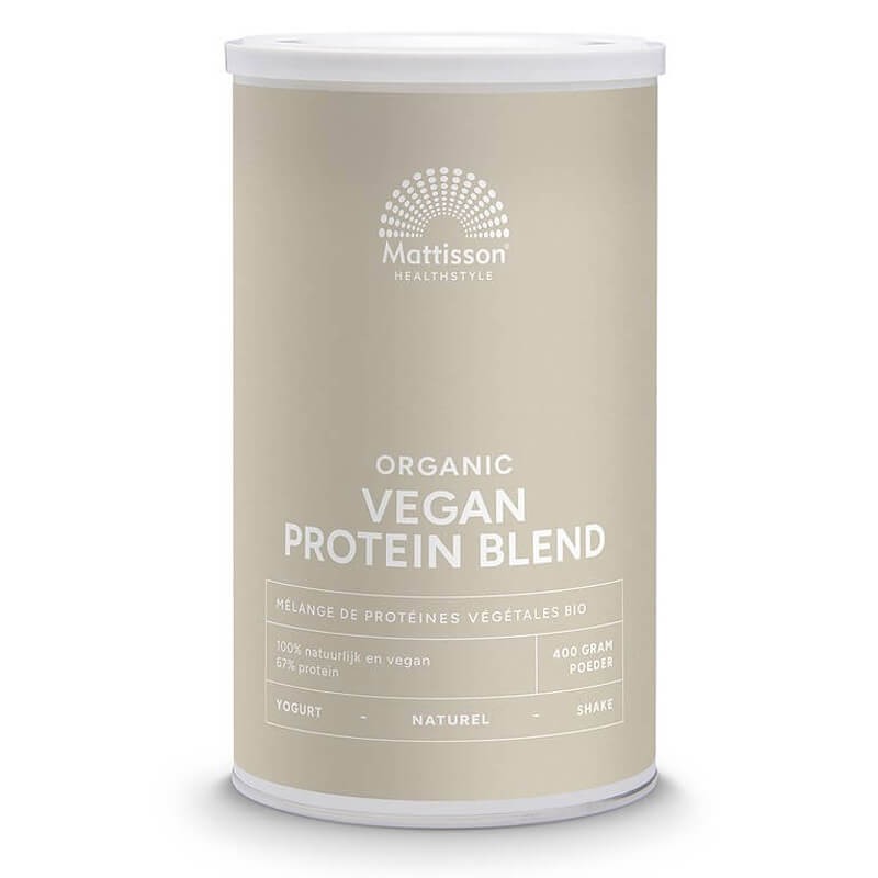 Растителен протеин (от грах, ориз, коноп, бадем, тиква, саша инчи и слънчоглед) Био, 400 g прах