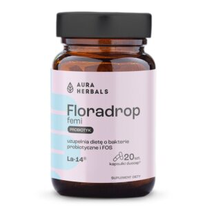 Пробиотик за жени – Интимен баланс и чревно здраве Floradrop, 15 млрд. CFU, 20 капсули
