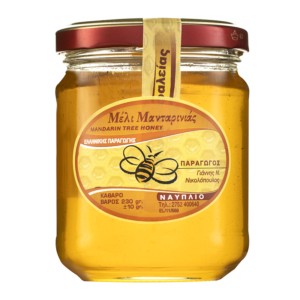 Пчелен мед от Мандариново дърво от полуостров Пелопонес, Гърция/ 230g