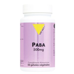 Коса и кожа - PABA (Параамино бензоена киселина), 500 mg х 50 капсули