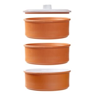 Керамични тави за покълване на кълнове, 3 бр