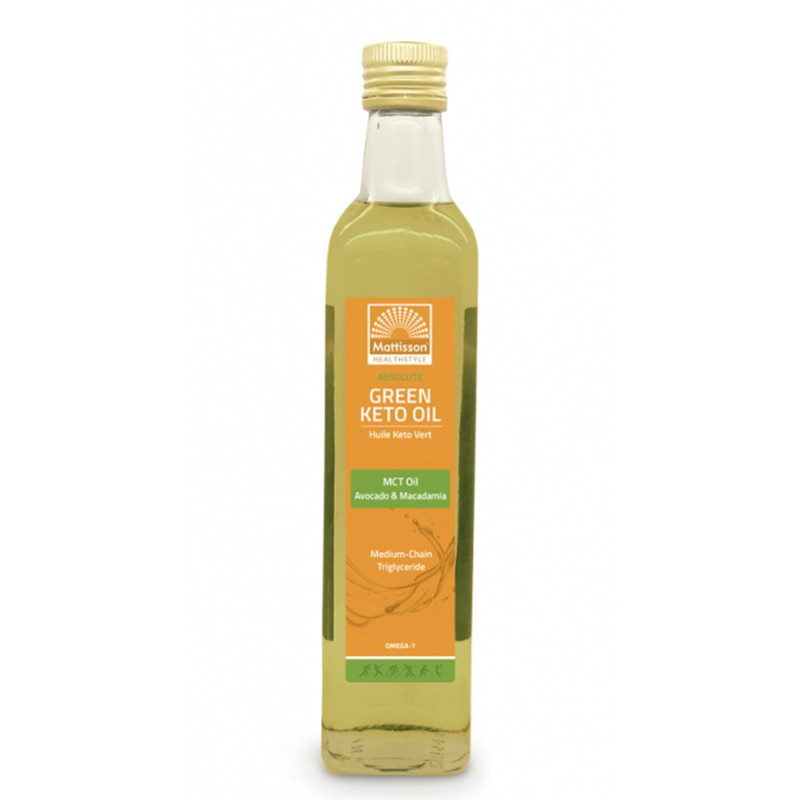 Сърдечно съдова система - Масло Green Keto Oil - MCT, Авокадо и Макадамия, 500 ml