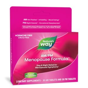 Менопауза AM/PM – Хармония през деня и спокоен сън през нощта, 2x30 таблетки