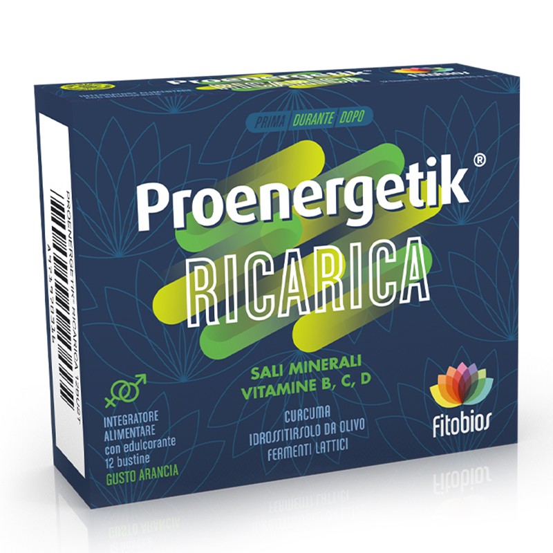 Proenergetik - Калий 300 mg + Магнезий 90 mg + Витамин C 80 mg – Енергия и електролитен баланс при натоварване, 12 сашета