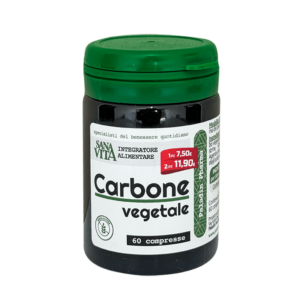 Детоксикация на храносмилателната система - Активен въглен, 334 mg х 60 таблетки