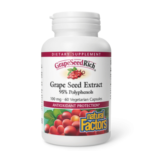 Антиоксидант - Гроздово семе GrapeSeedRich, 100 mg х 60 V капсули