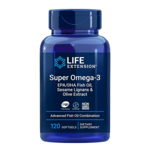 Супер Омега-3 (с лигнан от сусам и екстракт от маслина), 120 софтгел капсули