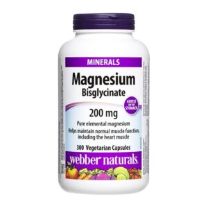 Магнезий бисглицинат + оксид + глицин – Мускули и нервна система, 200 mg, 300 капсули