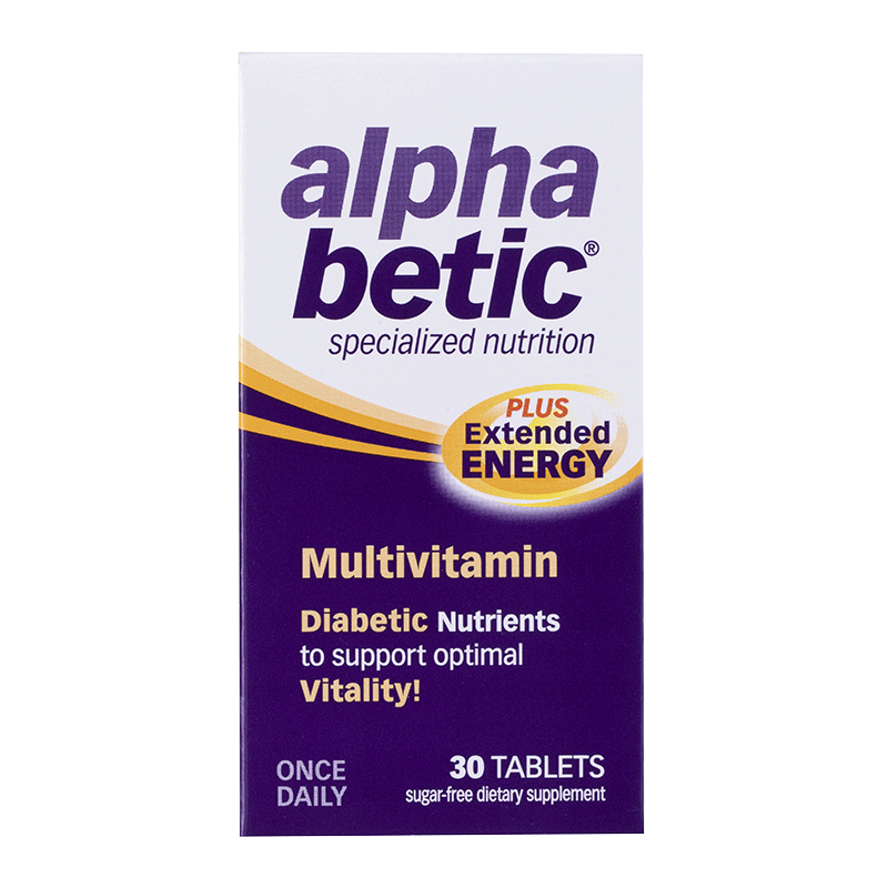 Енергизиращи мултивитамини за диабетици - Alpha betic®, 30 таблетки