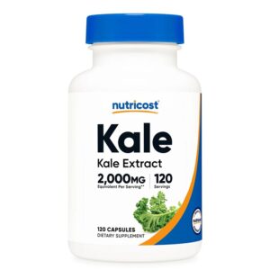 Кейл (къдраво зеле) – За клетъчна защита от оксидативен стрес, 200 mg, 120 капсули