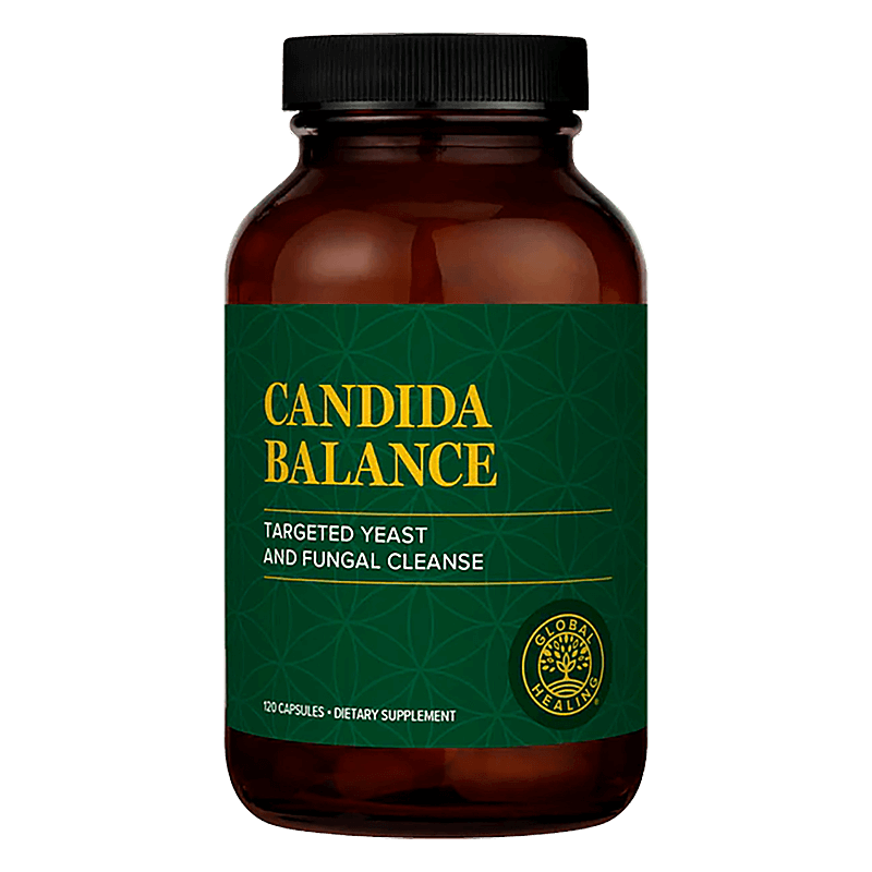 Срещу инфекции с Кандида - Натурална формула с билки, пробиотици и ензими Candida Balance, 120 капсули