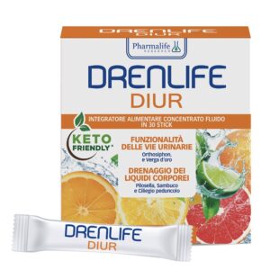 Котешки мустачки 1800 mg + Пилосела + Черешови дръжки – Срешу задържане на течности и детокс, DrenLife Diur, 30 сашета