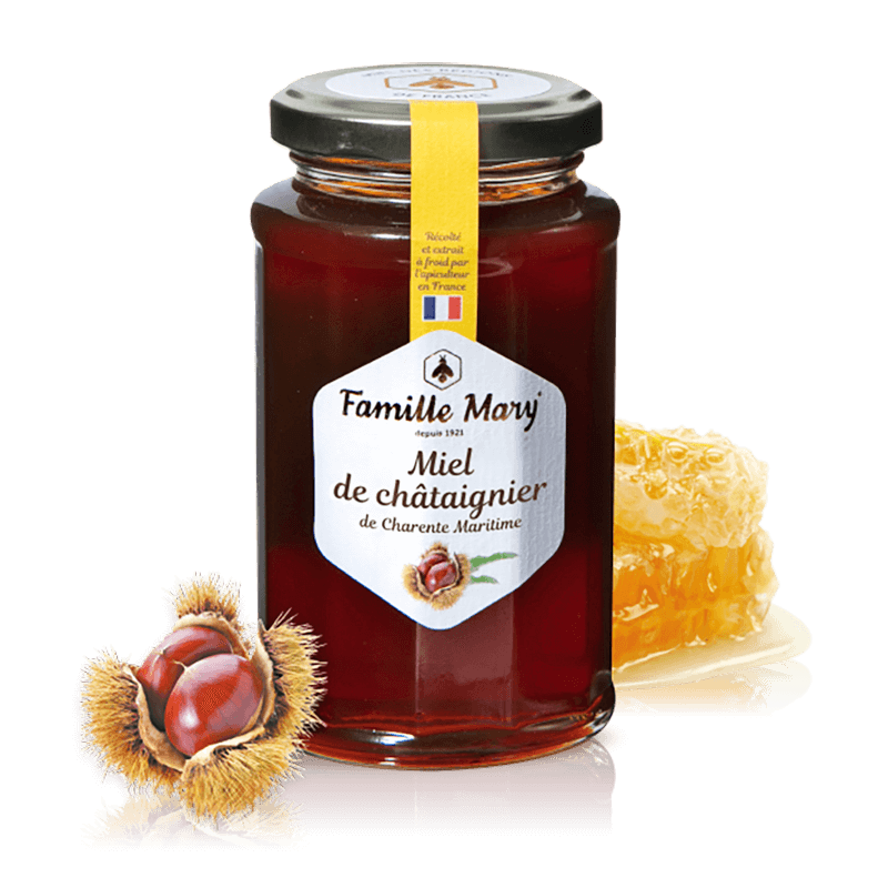 Пчелен мед от кестеново дърво (от района на приморска Шаранта, Франция), 360 g