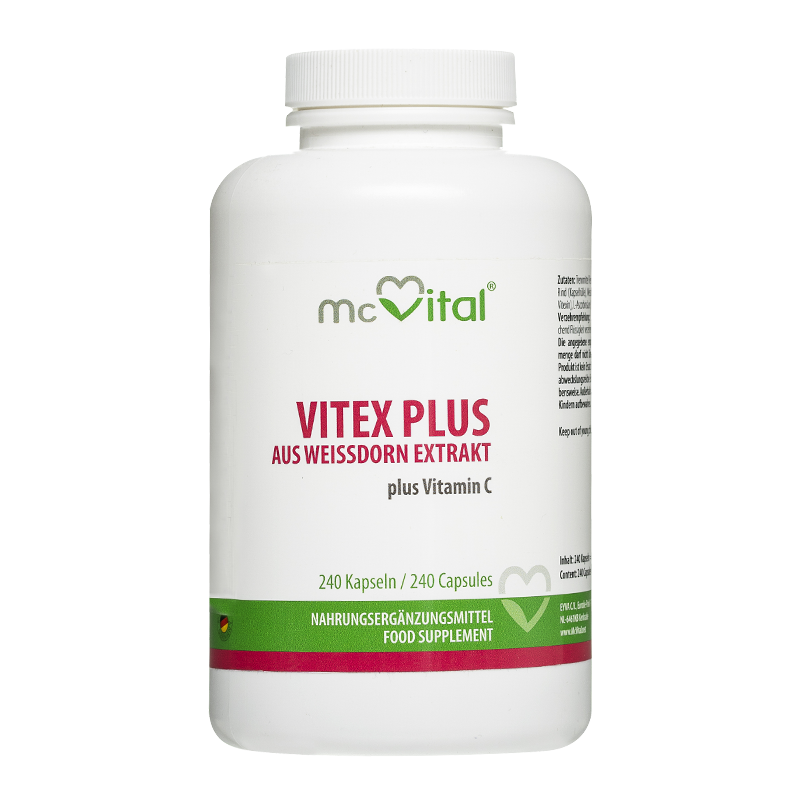 Сърдечно-съдова система - Глог + Витамин С, 240 капсули