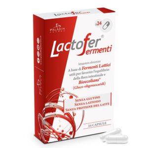 Пробиотик + пребиотик Lactofer® (Лактофер) - Чревен баланс и имунитет, 1,5 милиарда живи култури, 24 капсули