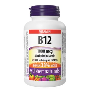 Витамин В12 (метилкобаламин) - Нервна система и енергия, 1000 µg х 80 сублингвални таблетки