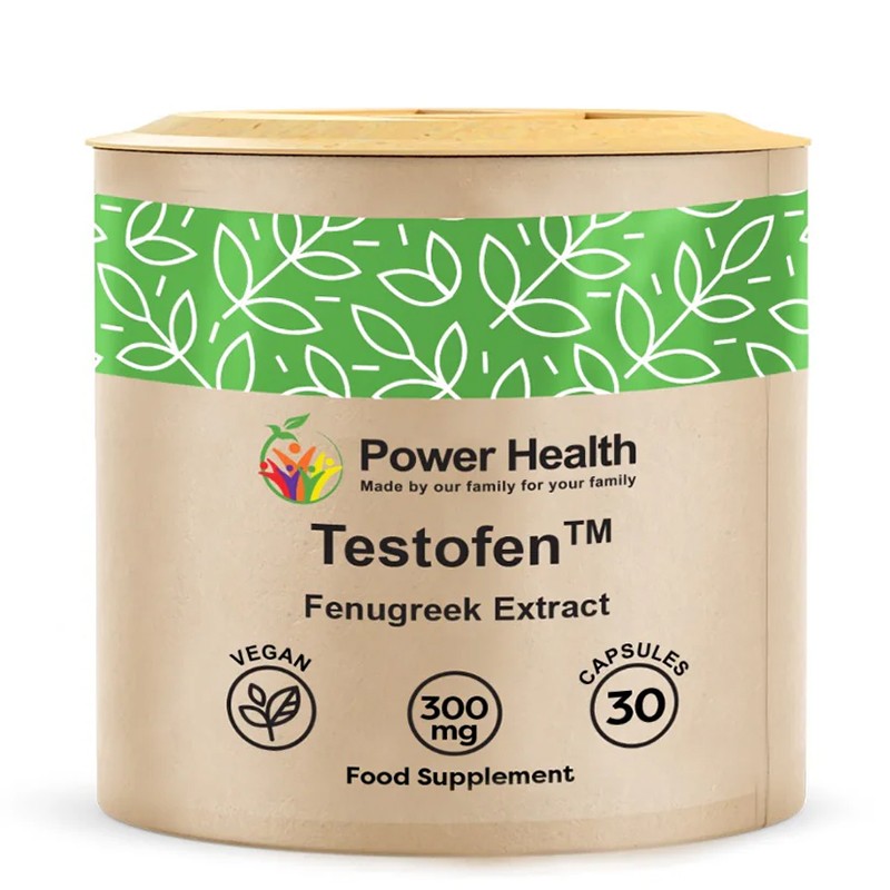 Testofen™ сминдух – За енергия, хормонален баланс и тонус, 300 mg, 30 капсули