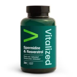 Спермидин + Ресвератрол и цинк – Клетъчно здраве и дълголетие, 30 капсули