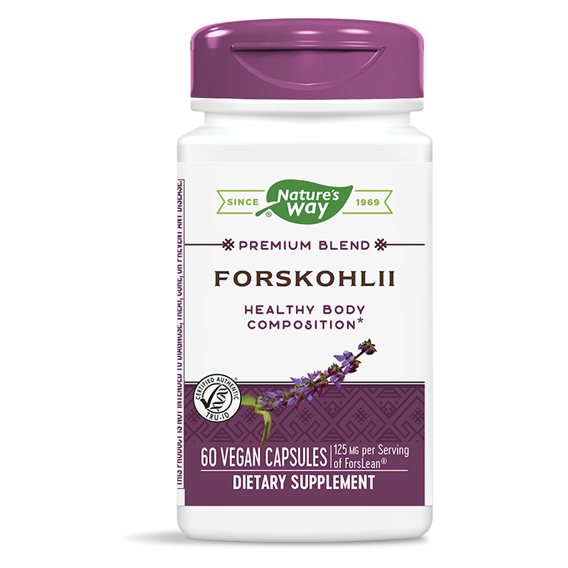 Форсколий - Изгаряне на мазнините и отслабване - Премиум екстракт, 250 mg х 60 капсули