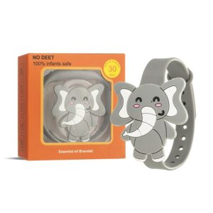 Репелентна гривна „Слонче“ за деца – Натурална защита от комари с етерични масла