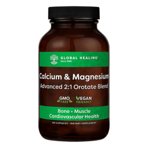 Калций и магнезий с висока абсорбция - Грижа за костите, зъбите и сърцето, 120 капсули