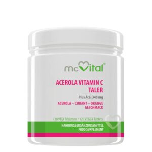 Имунитет - Витамин С + Aцерола и Aкай McVital, 120 таблетки