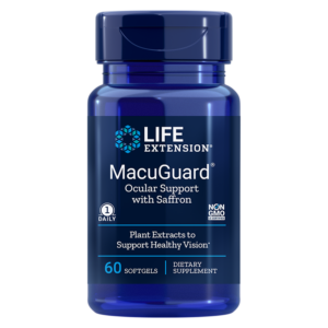 MacuGuard® Ocular Support with Saffron/ В подкрепа на зрението х 60 софтгел капсули