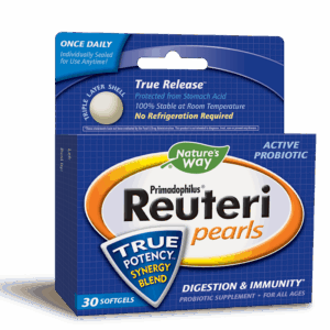 Пробиотик Примадофилус Реутери – перли - Primadophilus Reuteri Pearls, 1 млрд. активни пробиотици, 30 софтгел капсули